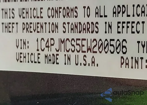 2014 Jeep Cherokee Latitude z USA, uszkodzony, nr VIN 1C4PJMCS5EW200506